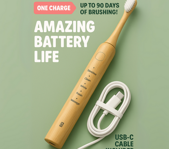 Sonic Bamboo Toothbrush